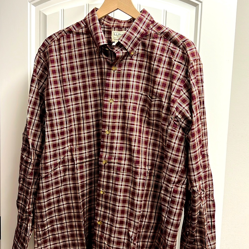 LL bean men’s cotton sport shirt